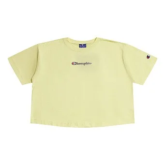 Футболка укороченная женская Champion Script Logo Cropped Boxy T-shirt