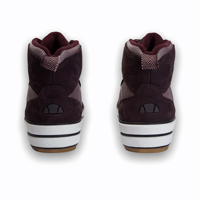 Кеды женские высокие Ellesse Alzano Mtn Boot Leather Af Pink/Dark Purple/Silver