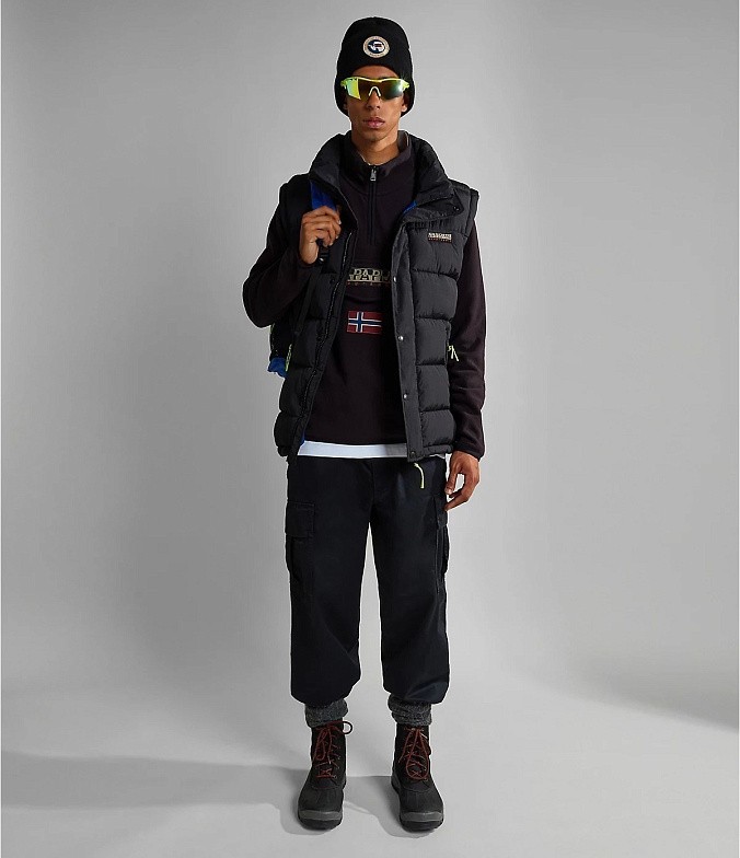 Толстовка Napapijri Burgee Half-Zip Fleece Black