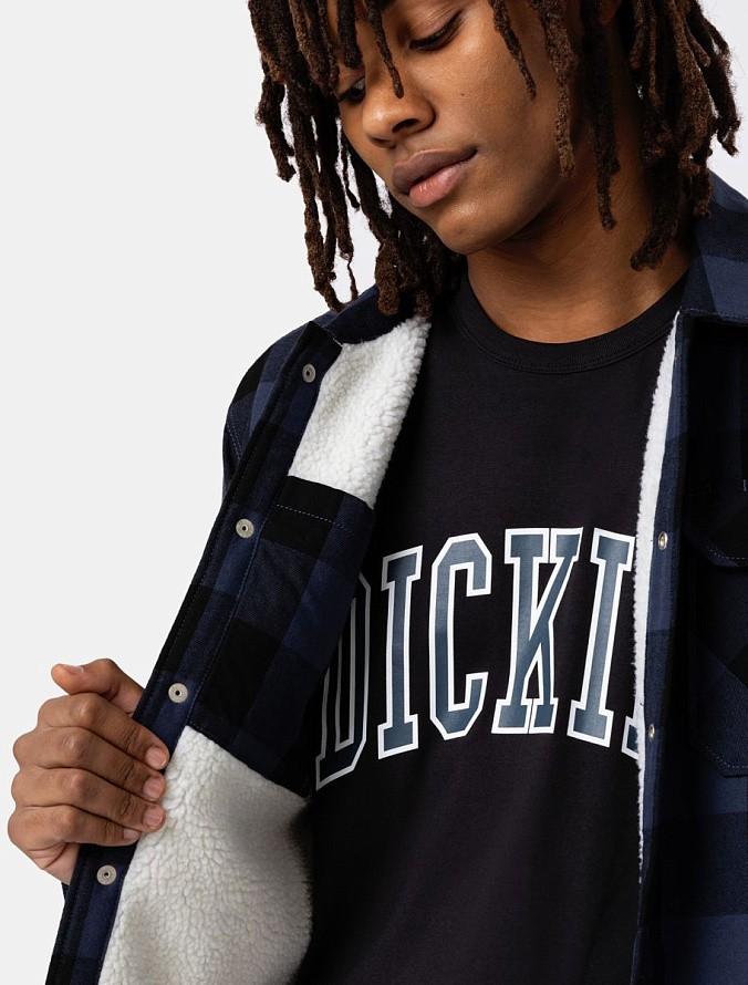 Куртка-рубашка Dickies Lined Sacramento Shirt Navy Blue