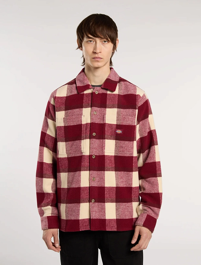 Рубашка Dickies Plaid Coaling Shirt Tibetan Red