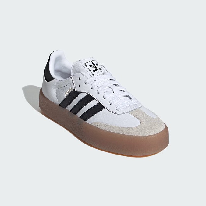 Кроссовки женские adidas Originals Sambae Cloud White/Core Black/Gold Metallic